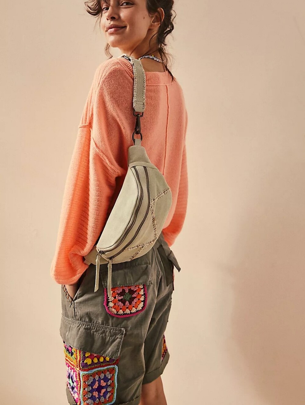 Free People Stitch In Time Sling. Rare  Hard to Find